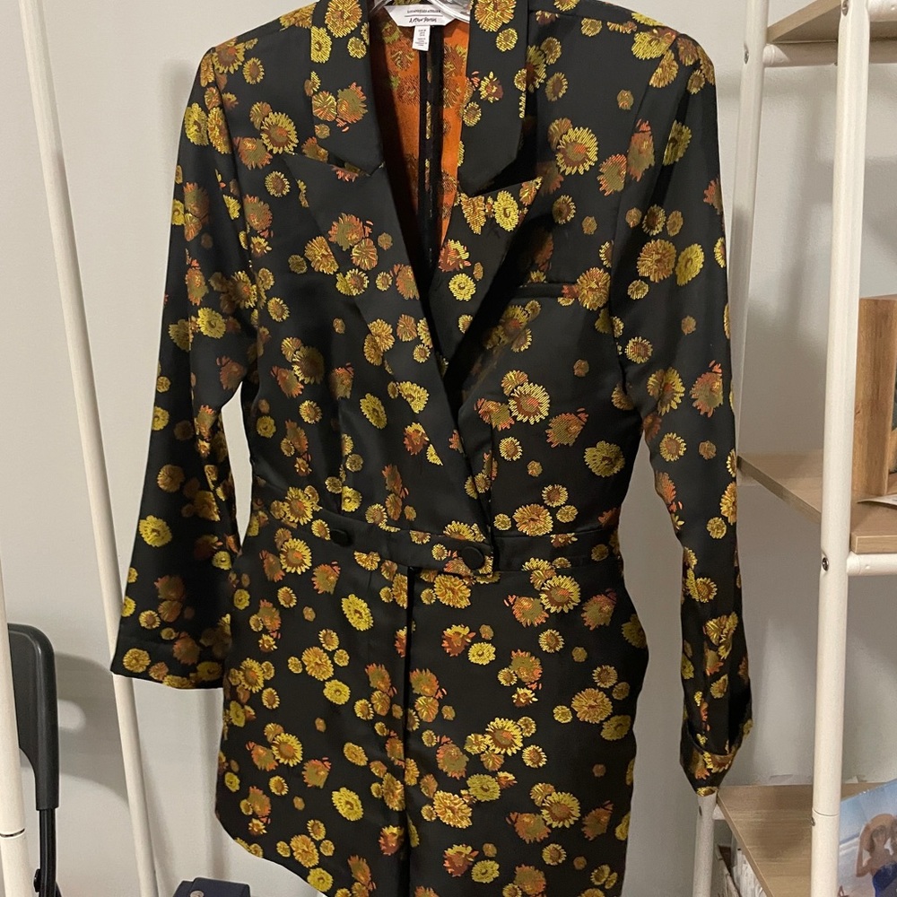 & Other Stories Floral Jacquard Jumper